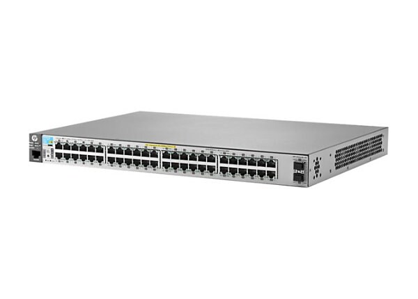 Aruba 2530-48G-PoE+-2SFP+ - switch - 48 ports - managed - desktop, rack-mountable, wall-mountable