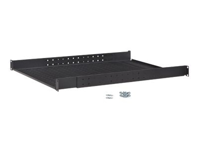 Kendall Howard 1U Vented 4-Point Adjustable Shelf - rack shelf - 1U