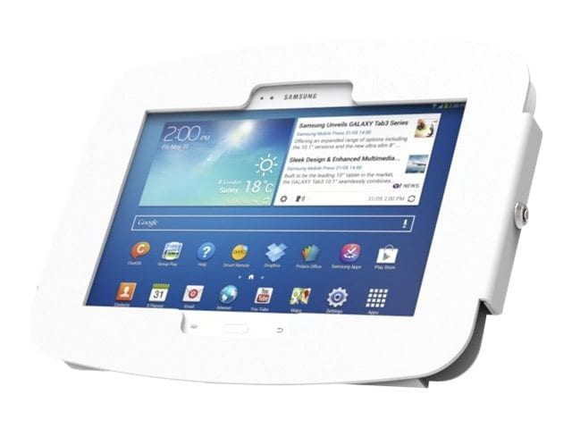 Compulocks Galaxy Secure Space Enclosure Wall Mount White - wall mount