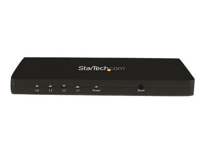 StarTech.com 4K HDMI 4-Port Video Splitter – 1x4 HDMI Splitter – 4K 30Hz