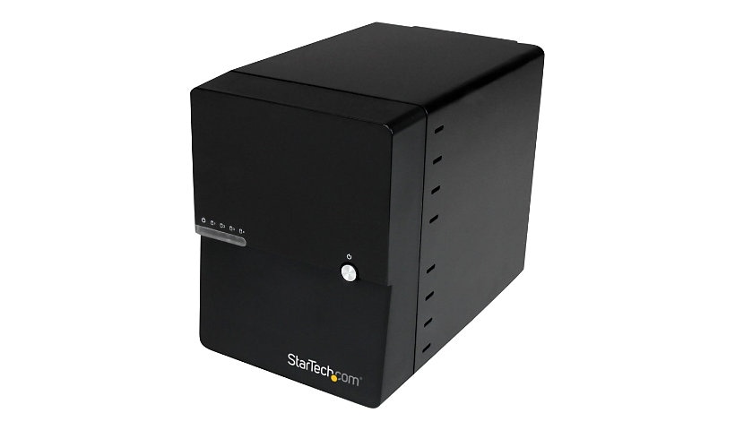 StarTech.com USB 3.0 / eSATA 4-Bay 3.5in SATA HDD Enclosure w/ Fan & UASP