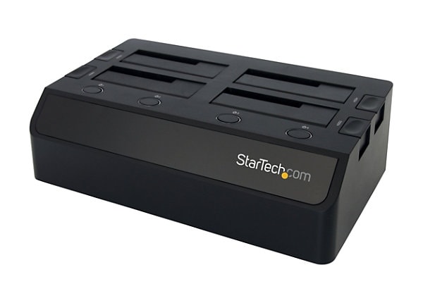 StarTech.com 4-Bay USB 3.0 to SATA Hard Drive Docking Station, SSD/HDD Dock