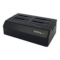 StarTech.com 4-Bay USB 3.0 to SATA Hard Drive Docking Station, SSD/HDD Dock