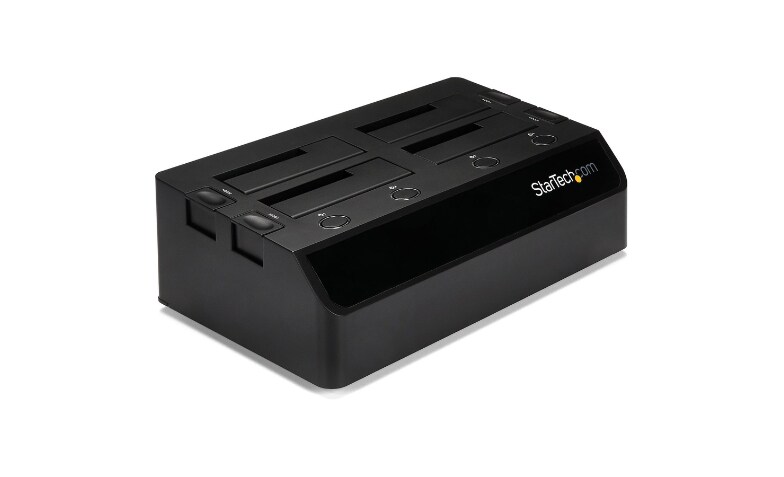 StarTech.com 4-Bay USB 3.0 to SATA Hard Drive Docking Station, 2.5/3.5