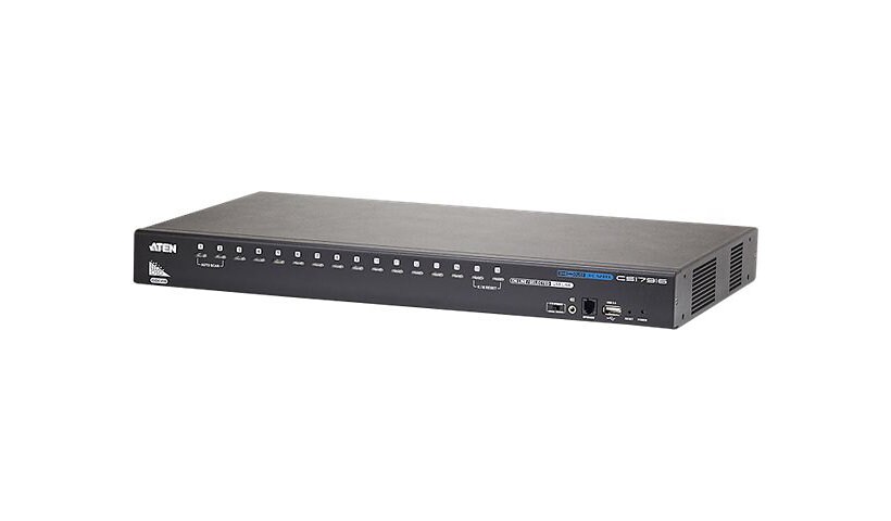 ATEN CS17916 - KVM / audio / USB switch - 16 ports - rack-mountable