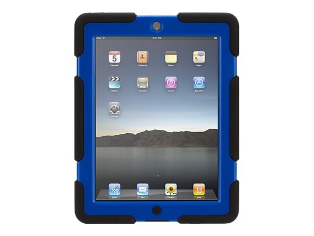 Griffin Survivor Rugged Case for iPad 2, iPad 3, iPad 4 - Black/Blue