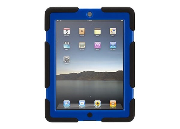 Griffin Survivor Rugged Case for iPad 2, iPad 3, iPad 4 - Black/Blue