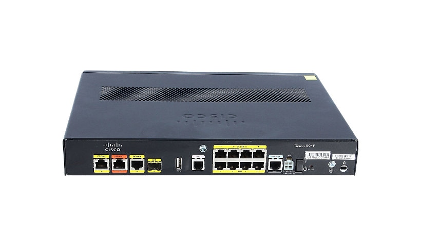 Cisco 891F - router - ISDN/Mdm - desktop, rack-mountable