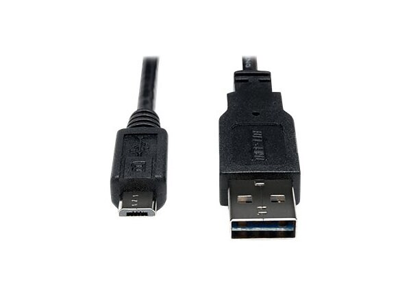 TRIPP 3FT REV USB CABLE 28/24AWG M/M