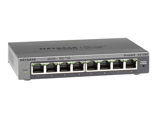 Netgear Prosafe Plus GS108E Ethernet Switch