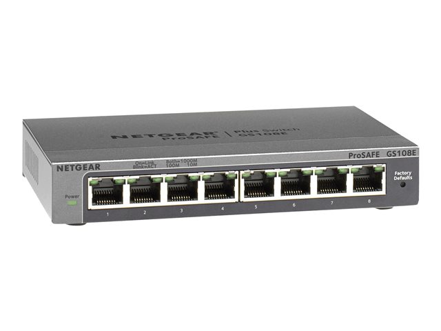 NETGEAR 8-Port Gigabit Smart Managed Plus Switch (GS108Ev3)