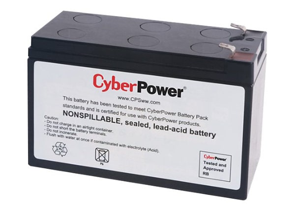 CyberPower RB1270A - UPS battery - lead acid - 7 Ah