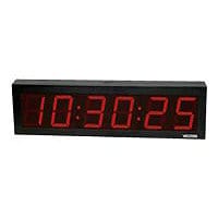 Valcom VIP-D640A - clock - rectangular - electronic - wall mountable - 24.49 in x 6.73 in
