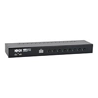 Tripp Lite 8-Port Rackmount DVI/USB KVM Switch w/ Audio & 2-Port USB Hub 1U - KVM / audio switch - 8 ports -