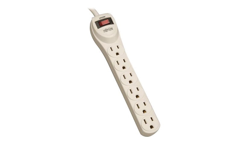 Tripp Lite Waber Industrial Power Strip 6 Outlets 5-15R 4' Cord 15 Amp - power distribution strip