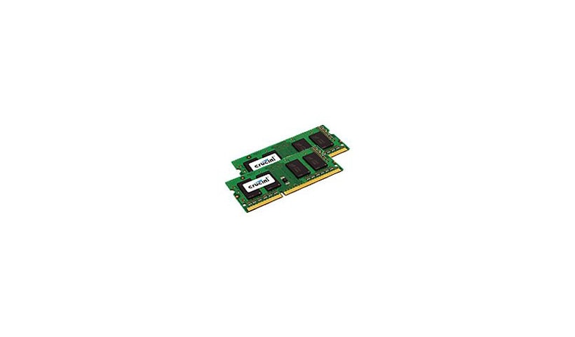 Crucial - DDR3L - 4 GB: 2 x 2 GB - SO-DIMM 204-pin - unbuffered