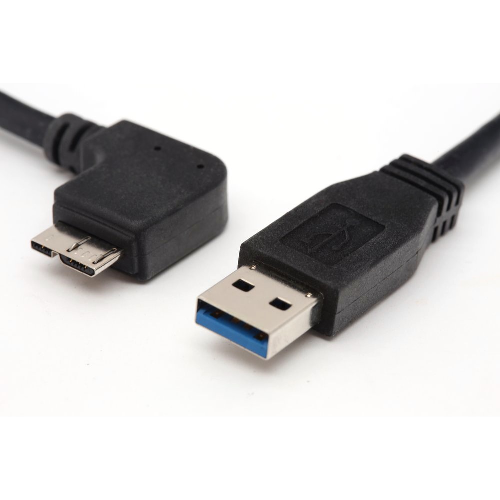 Right Angle Micro-B Cable, 2.0m