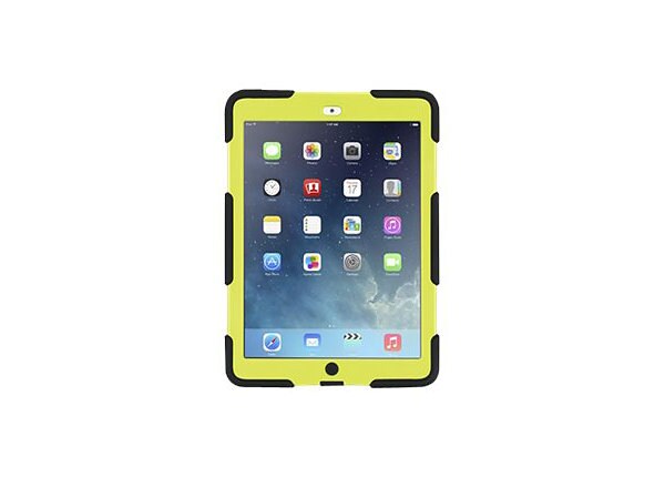 Griffin Survivor Rugged Case for iPad Air - Black/Citron