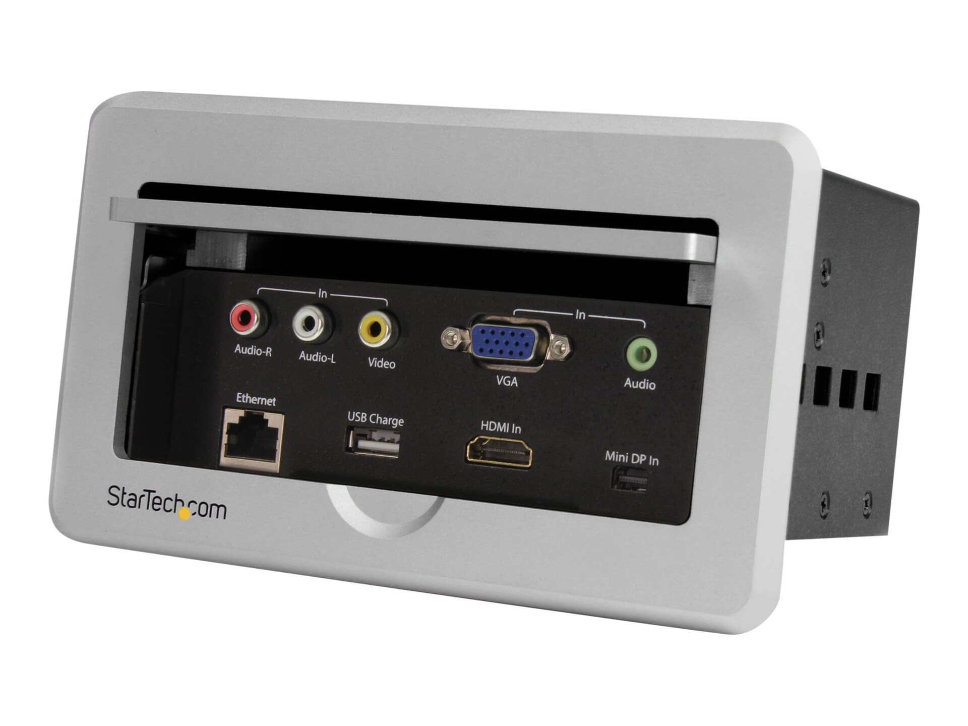 StarTech.com Conference Table Connectivity Box – HDMI/VGA/mDP to HDMI Out
