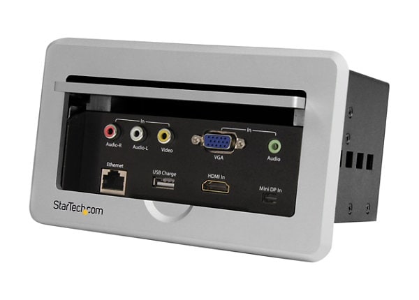 StarTech.com Conference Table Connectivity Box – HDMI/VGA/mDP to HDMI Out