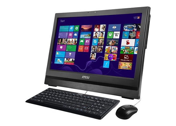 MSI AP200 094US - all-in-one - Core i3 4160 3.6 GHz - 4 GB - 500 GB - LED 20"