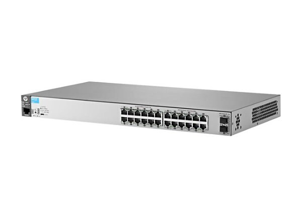 Aruba 2530-24G-2SFP+ - switch - 24 ports - managed - desktop, rack-mountable, wall-mountable