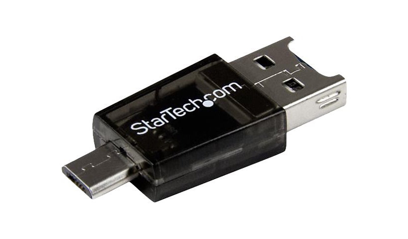 StarTech.com Micro SD to Micro USB / USB OTG Adapter Card Reader - Android