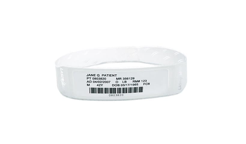 Zebra LaserBand 2 Advanced - wristband labels - 250 label(s)