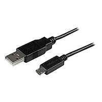 StarTech.com 1 ft Mobile Charge Sync Cable - USB to Slim Micro USB