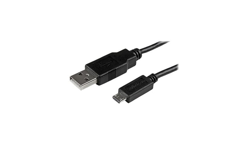StarTech.com Mobile Charge Sync USB to Slim Micro USB Cable for Smartphones