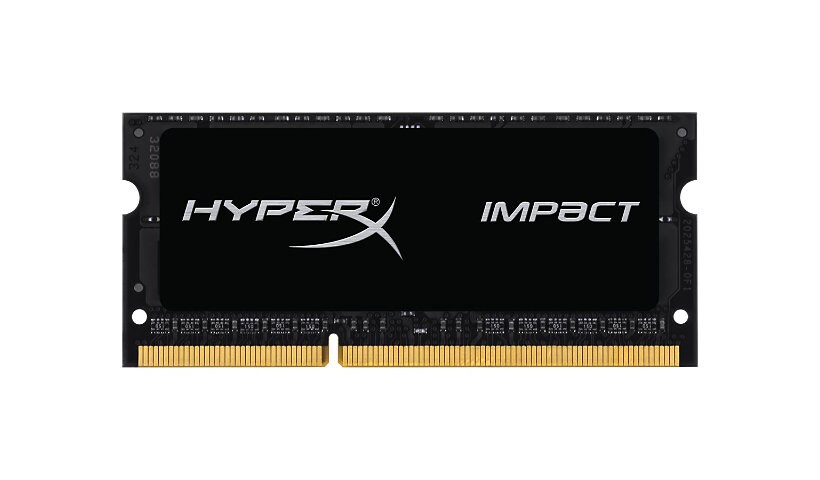 HyperX Impact Black Series - DDR3L - module - 8 GB - SO-DIMM 204-pin - 1600