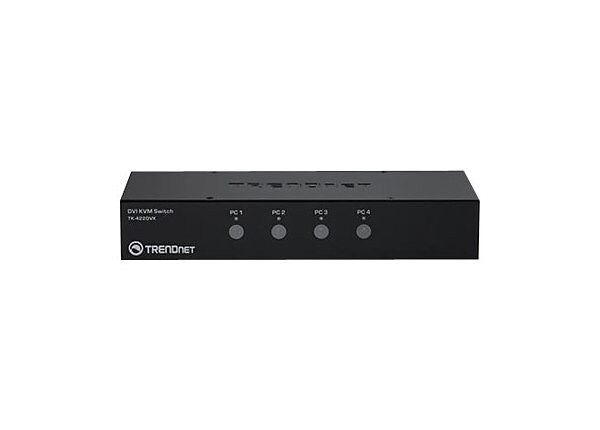 TRENDnet TK 422DVK - KVM / audio / USB switch - 4 ports