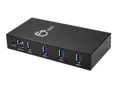 SIIG 4-Port Industrial USB 3.0 Hub with 15KV ESD Protection - hub - 4 ports