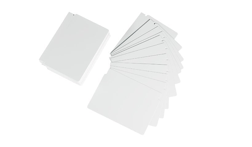 Zebra Premier PVC Cards Blank White CR80