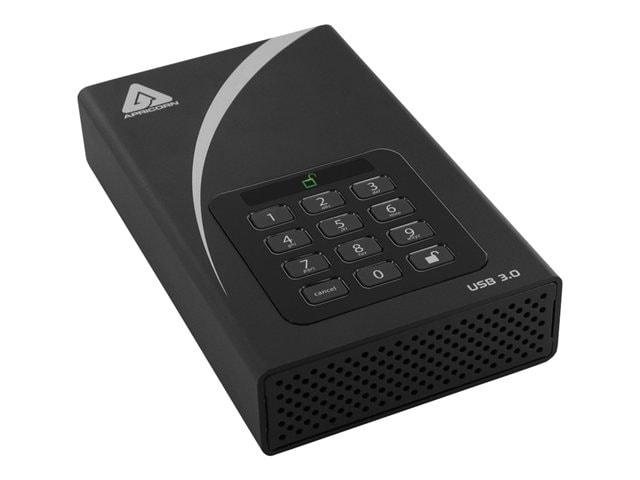 Apricorn Aegis Padlock DT ADT-3PL256F-2000 - hard drive - 2 TB - USB 3.0 -  ADT-3PL256F-2000 - External Hard Drives - CDW.com