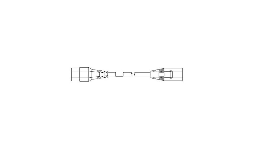 Cisco Cabinet Jumper - power cable - IEC 60320 C14 to IEC 60320 C13 - 3.3 f