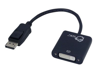 SIIG DisplayPort to DVI Adapter Converter - DisplayPort adapter - 9.6 in