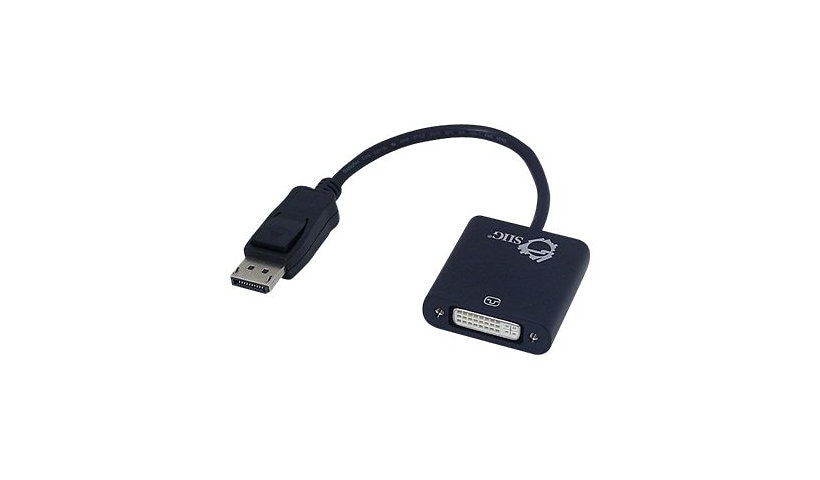 SIIG DisplayPort to DVI Adapter Converter - DisplayPort adapter - 9.6 in