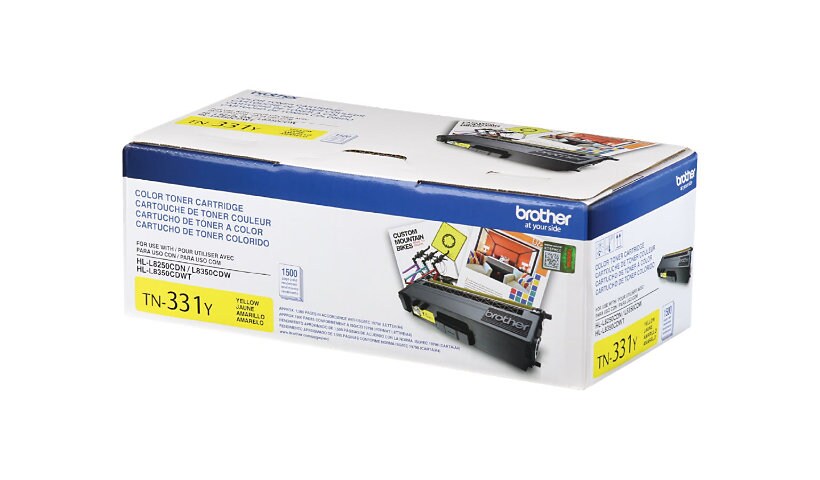 Brother TN331Y - yellow - original - toner cartridge