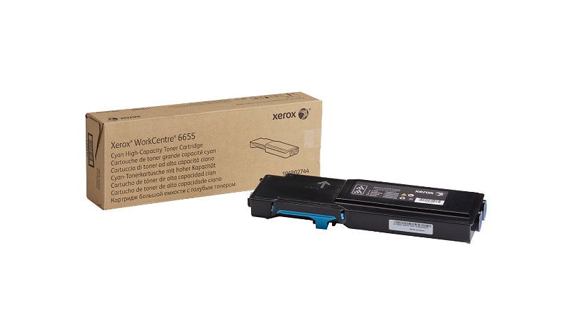 Xerox WorkCentre 6655 - High Capacity - cyan - original - toner cartridge