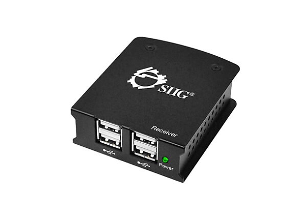 SIIG USB 2.0 4-Port Extender (Tx / Rx) - USB extender - USB