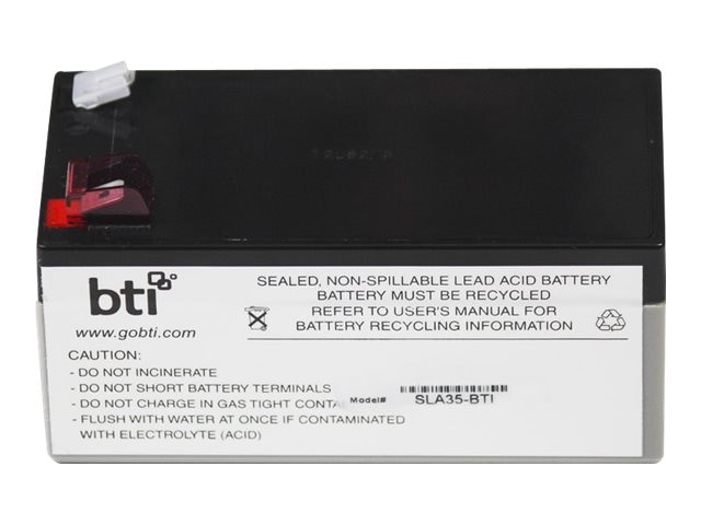 BTI Replacement Battery RBC35 for APC - UPS Battery - Lead Acid