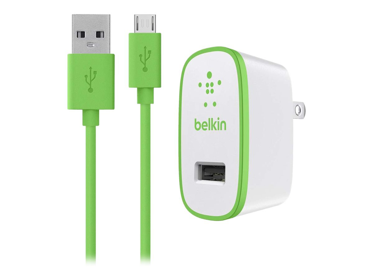 Belkin Universal Home Charger with Micro USB ChargeSync Cable power adapter