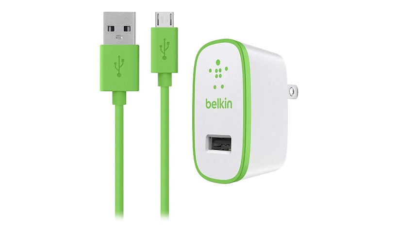 Belkin Universal Home Charger with Micro USB ChargeSync Cable power adapter