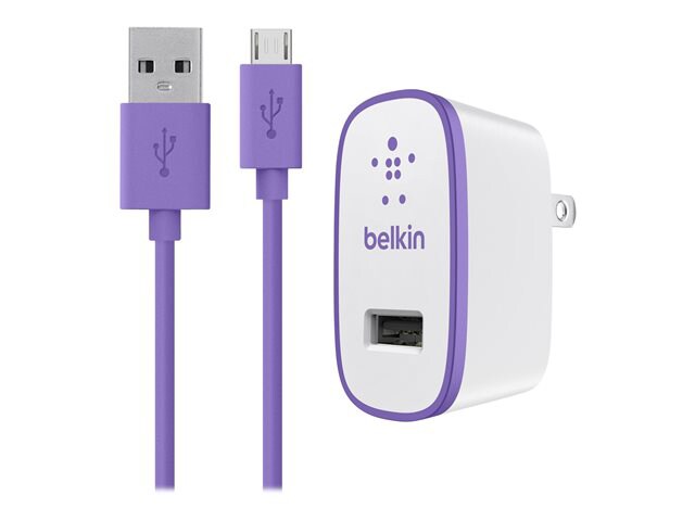 Belkin Universal Home Charger with Micro USB ChargeSync Cable - power adapter