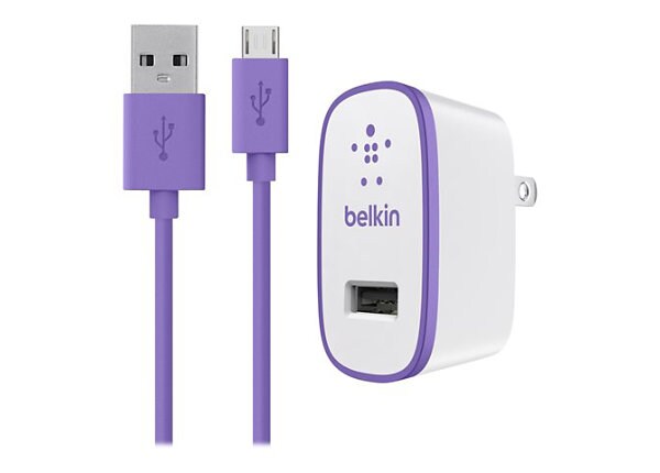 Belkin Universal Home Charger with Micro USB ChargeSync Cable - power adapter