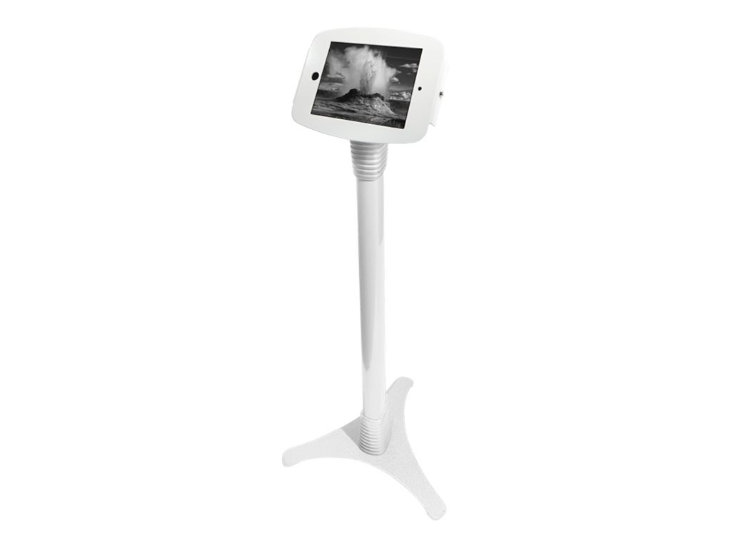 Compulocks Space Adjustable iPad Mini Floor Stand White - stand