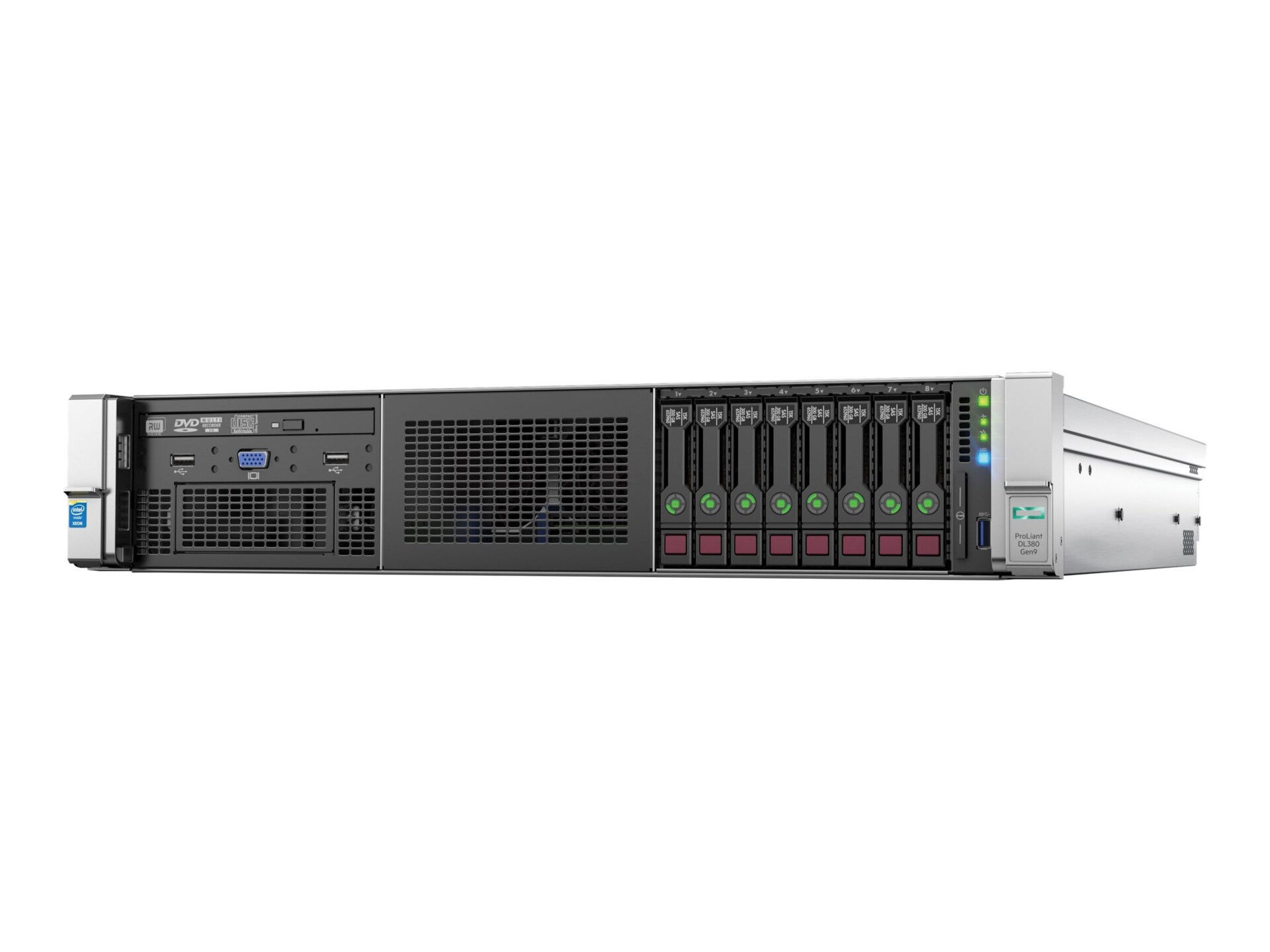 HPE ProLiant DL380 Gen9 Entry - rack-mountable - Xeon E5-2609V3 1.9 GHz - 8 GB - 0 GB