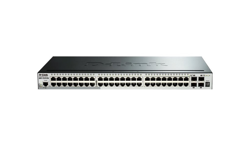 D-Link SmartPro DGS-1510-52X - switch - 52 ports - managed - rack-mountable
