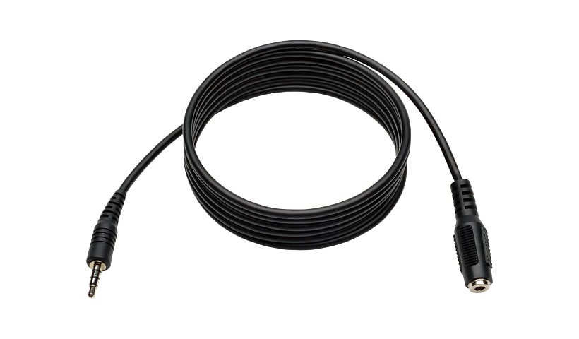 Tripp Lite 6ft Mini Stereo Audio 4 Position Headset Extension Cable 3.5mm M/F 6' - headset extension cable - 6.6 ft